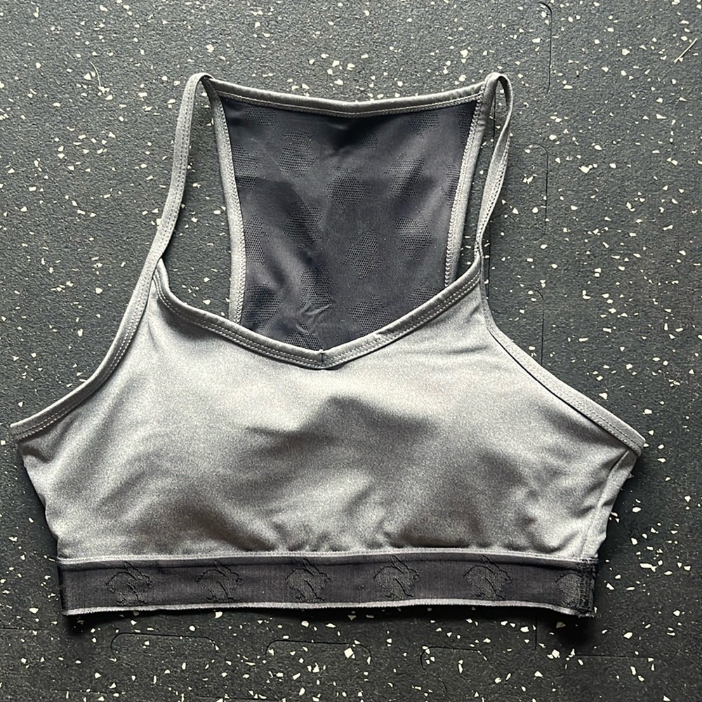 Gray Women's Sports Bra